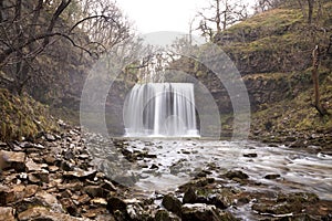 The Waterfall Sgwd yr Eira in Wales.
