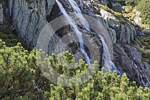 Waterfall Siklawa in Tatra Mountains