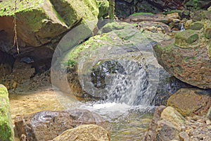 Waterfall, sin martin, peru.