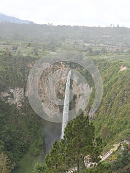 Waterfall Sipiso Piso Nort Sumatera photo