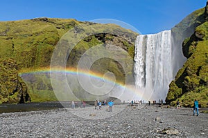 Waterfall Skogafoss Iceland