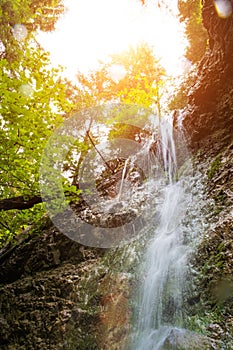 Waterfall in Slovak Paradise