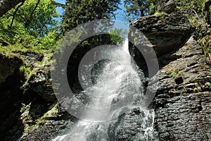 Waterfall in Slovakia