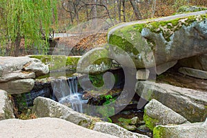 Waterfall in Sofiyivsky Park