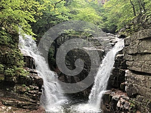 Waterfall somewhere in the mountains