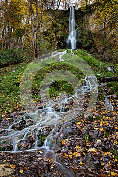 waterfall in spring, Bad Urach waterfall