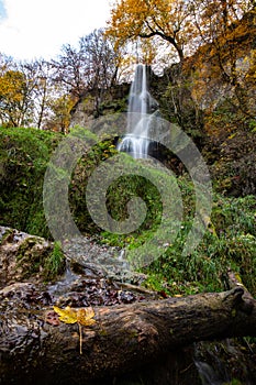 waterfall in spring, Bad Urach waterfall