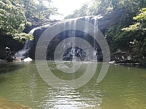 Waterfall in sri lanka