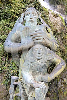 The waterfall of St. Andrew the First-Called.