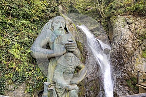The waterfall of St. Andrew the First-Called.