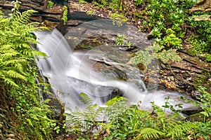 Waterfall in St Nectan`s Glen