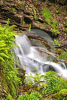 Waterfall in St Nectan`s Glen