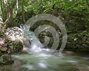 Waterfall in Zadiel valley