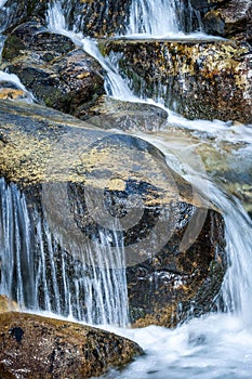 Waterfall on a stream, High Tatras National Park