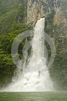 Waterfall in Sumidero Canyon