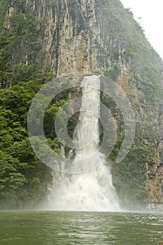 Waterfall in Sumidero Canyon photo