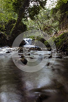 Cascata Circondato secondo natura 