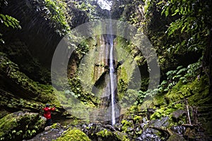 Waterfall on São Miguel island in the Azores