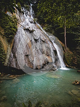 Waterfall in Talaga Pange Village, Ambon, Maluku