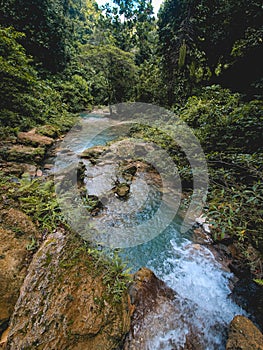 Waterfall in Talaga Pange Village, Ambon, Maluku, Indonesia photo