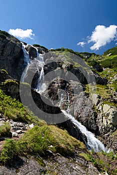 Waterfall in the Tatra Mountain