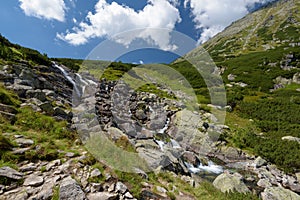 Waterfall in the Tatra Mountain