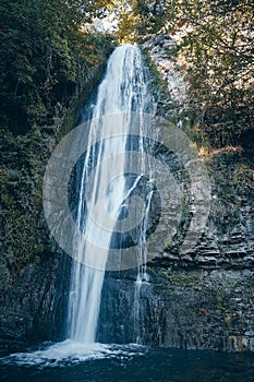 Waterfall in Tbilisi botanical garden