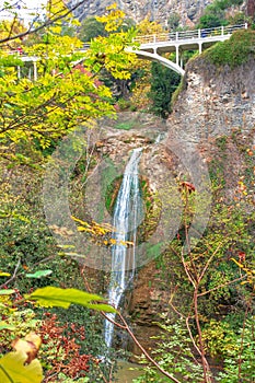 Waterfall in Tbilisi Botanical Garden, Georgia