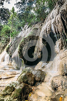 Waterfall in Thailand.