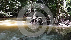 Waterfall Than Bok Khorani National Park in Krabi province, Thailand tourist landmark