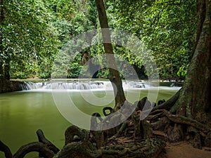 Waterfall at Than Bok Khorani National Park Krabi Thailand