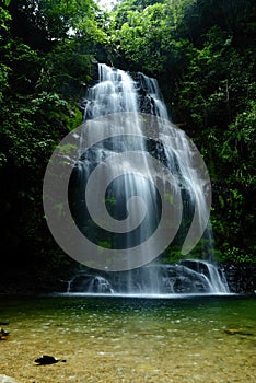 Waterfall in Ting-hu Mountain