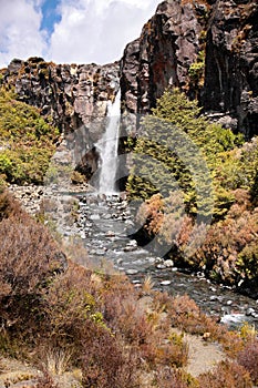 Waterfall in Tongariro National Park