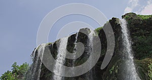 Waterfall topof the waterfall Krcic in Croatia