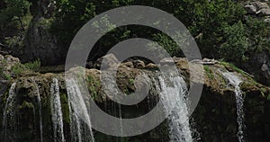 Waterfall topof the waterfall Krcic in Croatia