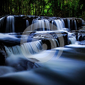 Waterfall in tranh stream