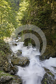 The waterfall of the Treffling creek, Lower Austria, Mostviertel