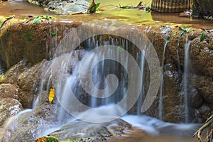 Waterfall in the tropical forest