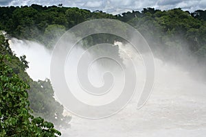 Waterfall in tropics photo