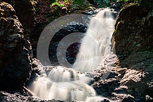Waterfall in Uvas Canyon County Park, Santa Clara county, California; long exposure