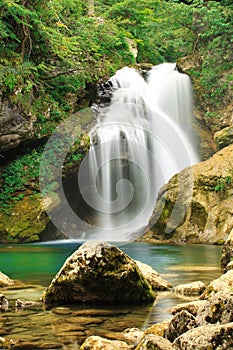 Waterfall, Vintgar Canyon, Slovenia