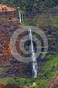 Waterfall, Waimea Canyon, Kauai, Hawaii