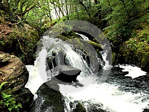 Waterfall in wales