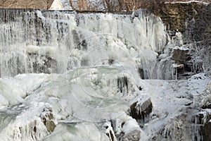 Waterfall in Waterbury, Vermont