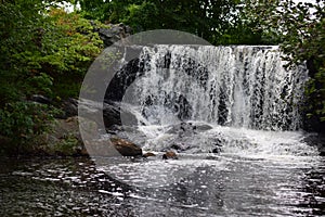 Waterfall in Waterbury, Vermont