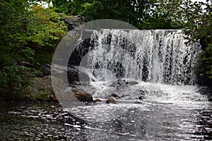 Waterfall in Waterbury, Vermont photo