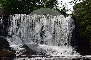 Waterfall in Waterbury, VT. photo
