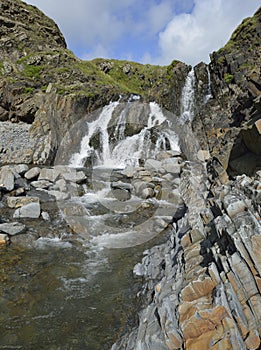 Waterfall at Welcombe Mouth