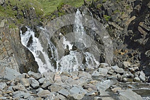 Waterfall at Welcombe Mouth