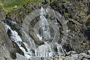 Waterfall at Welcombe Mouth